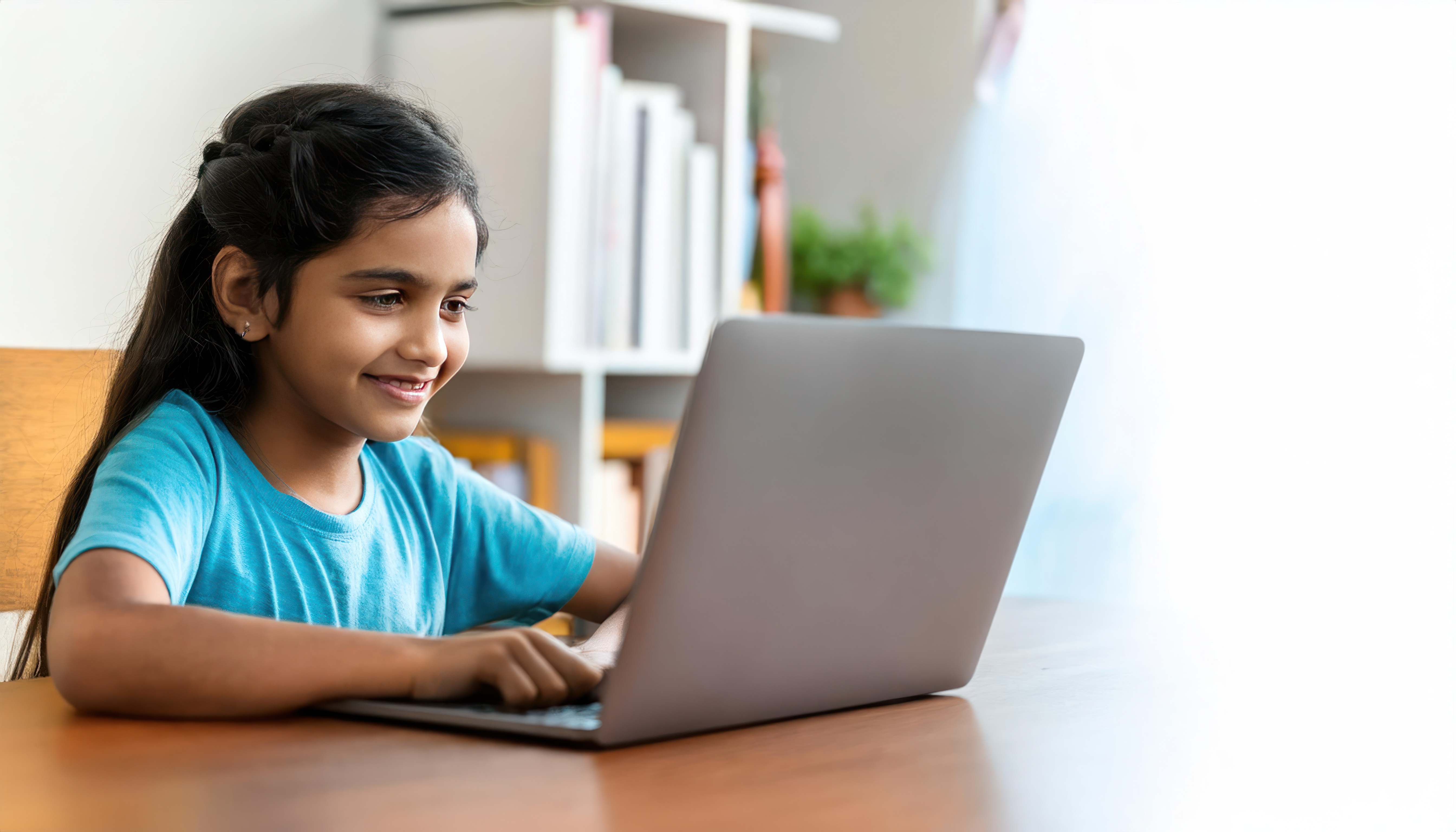 School Kid Engaged in Online Class – Fun Digital Education with Laptop and Zoom